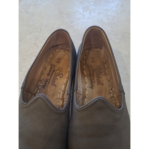 Sabah Leather Handmade  Loafers Ashland Gray Men SZ 39 US 7.5-8 quiet luxury - Picture 11 of 11